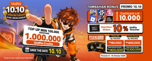Dapetin 1 Juta Unipin Credits Lo Sekarang! 🎮🤩